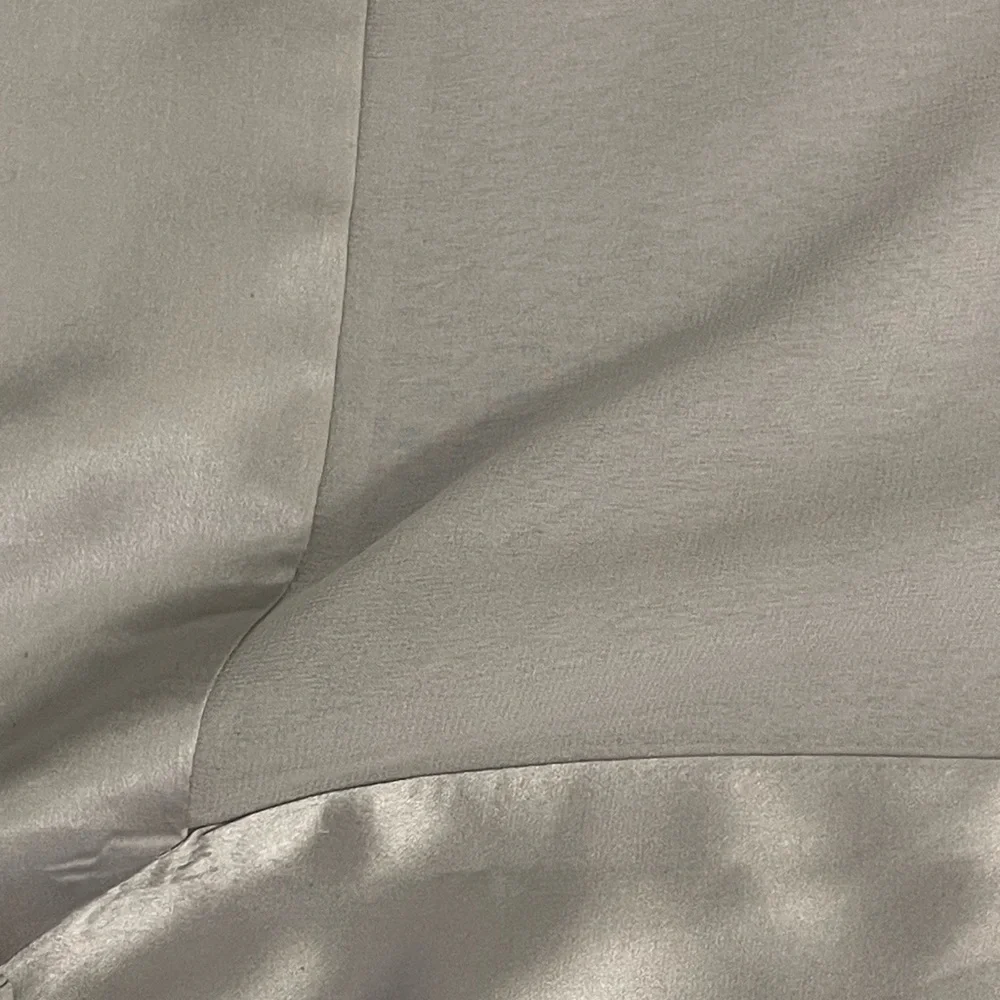 Charter club Elegant Silver Satin 100% Silk Scarf